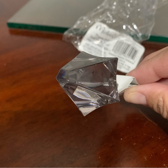 NWT Michael’s Clear Triangular Prism Drawer Pull - Picture 2 of 7